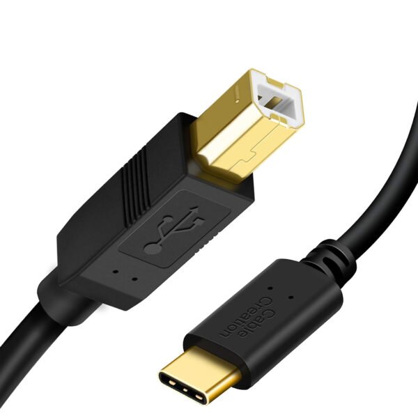 VOLT IT HIGH SPEED USB C TYPE TO USB B 2.0 PRINTER CABLE CORD