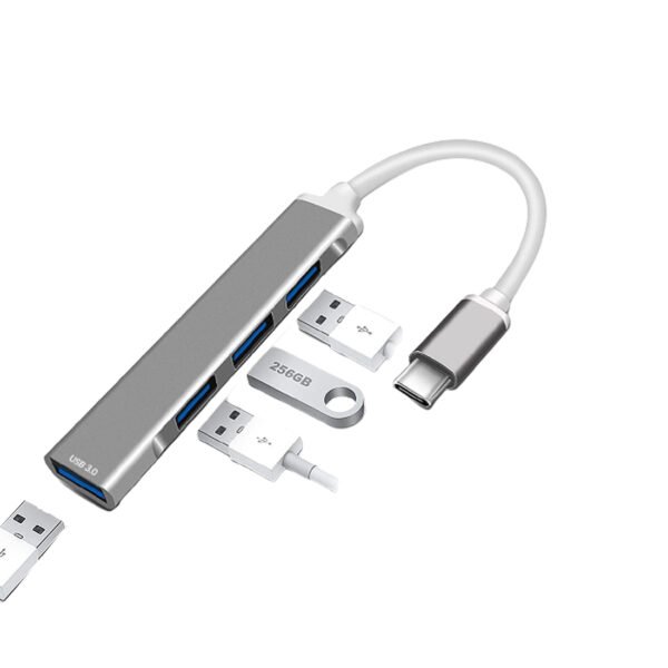 VOLT IT 4-IN-1 USB HUB WITH TYPE C MULTI PORT ADAPTER,