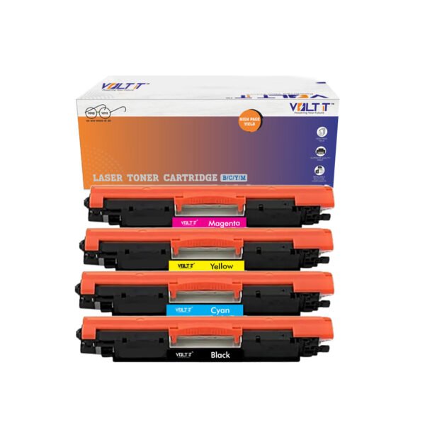 VOLT IT 126A COMPATIBLE LASER TONER CARTRIDGE (SET OF 4)