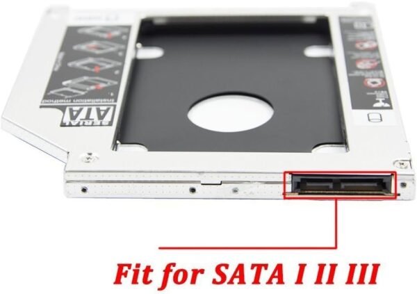 VOLT IT LAPTOP 2ND HARD DRIVE CADDY12.7 MM CD DVD DRIVE SLOT FOR SSD AND HDD