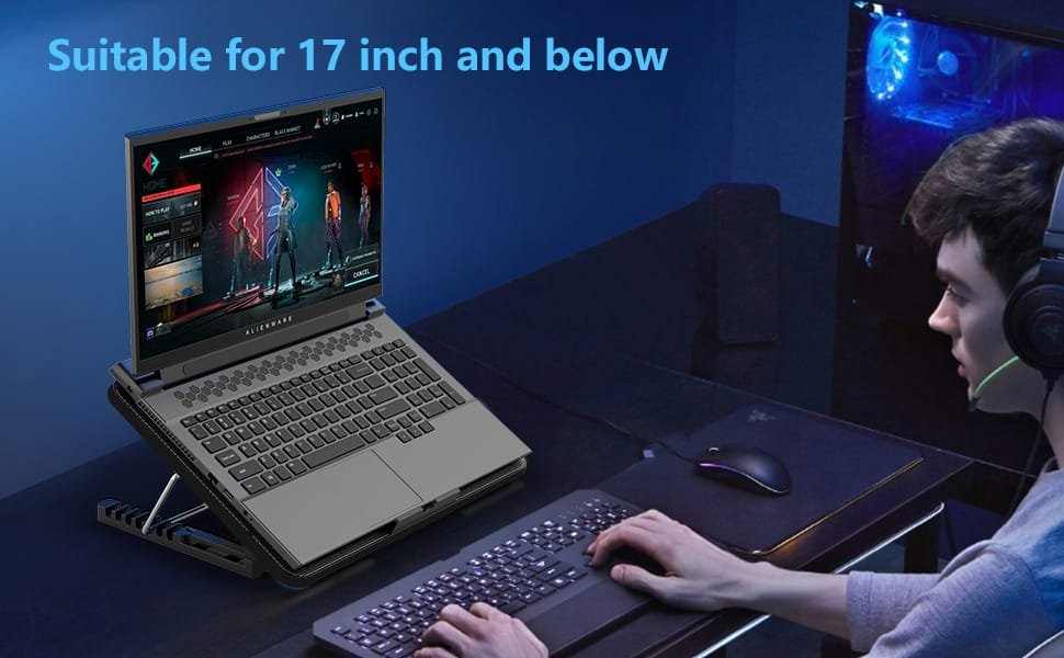 VOLT IT RGB COOLING PAD WITH DUAL FANS