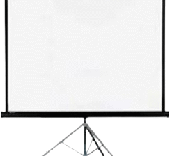 VOLT IT 84" TRIPOD PROJECTOR SCREEN | 6X4 FT | 4:3 TO 16:9 ADJUSTABLE | MATTE WHITE | 4K/3D READY